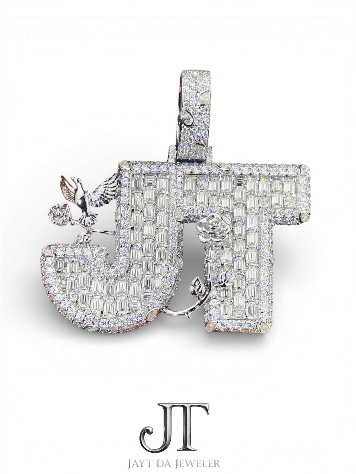 2” Dove & Rose JT Pendant