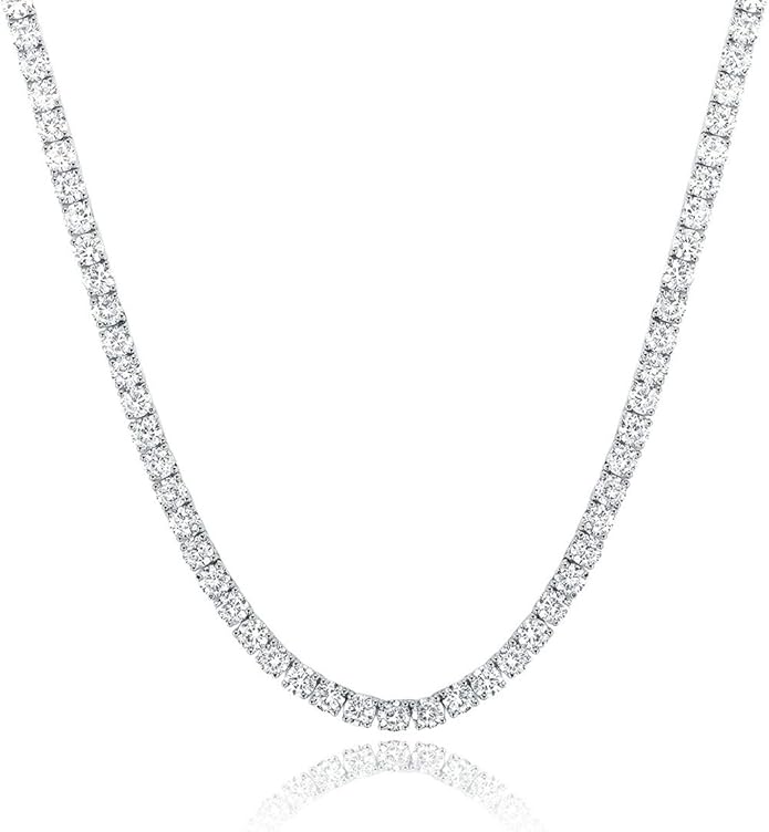 VVS1 Moissanite Tennis Chain - .925 Silver