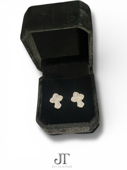 CH Cross Moissanite Earrings