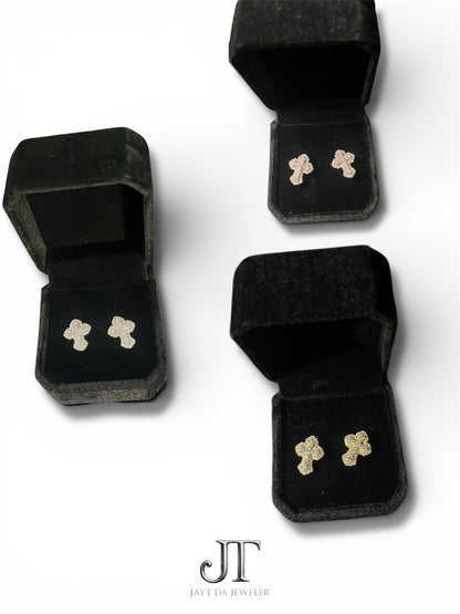 CH Cross Moissanite Earrings