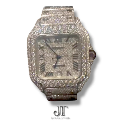 CS White Moissanite Watch