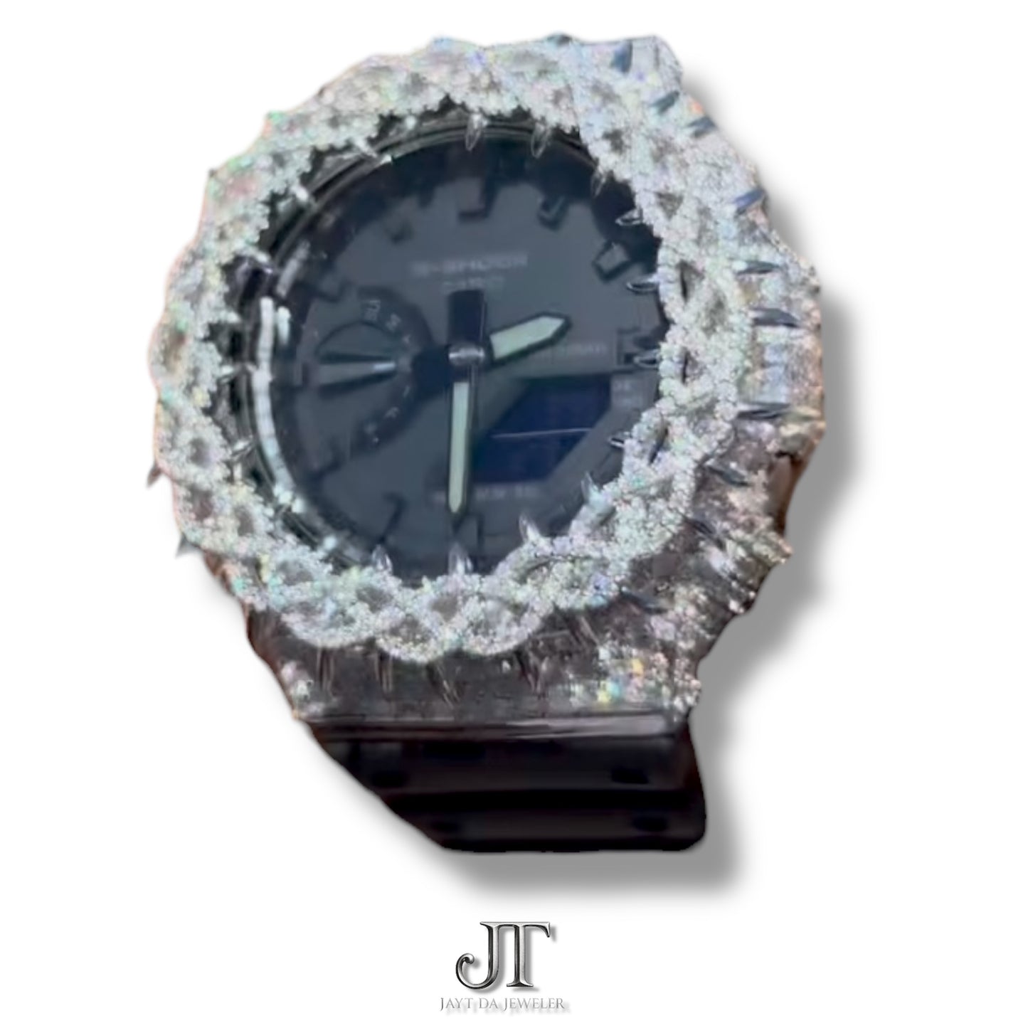 CS White Moissanite Watch