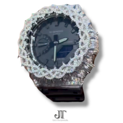 CS White Moissanite Watch