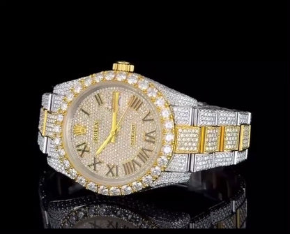 Two tone yellow & white DateJust Rolex